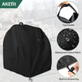thumbnail image 3 of ABPETE Miter Saw Cover,Waterproof & Dustproof Portable Table Saw Cover for Most Miter Planers,28.3''L x 24''W x 28.3''H-Black, 3 of 7