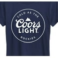 thumbnail image 3 of Coors Light - Coors Logo Badge - Women's Short Sleeve Graphic T-Shirt, 3 of 5