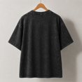 thumbnail image 5 of Moonlit Mountain Fantasy Washed T-Shirt, Unisex Classic Fit, 100% Heavyweight Cotton, 180 GSM, Front Graphic, 5 of 7
