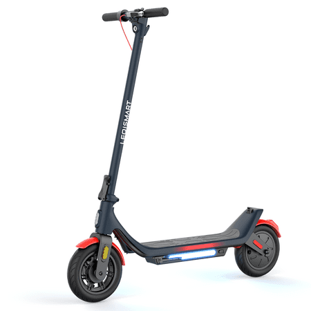 LEQISMART Electric Scooter - 10" Vacuum Puncture-Proof Tires,18.6 Miles Max Range,15.5 Mph & 350W Motor Portable Folding Commuting E-scooter