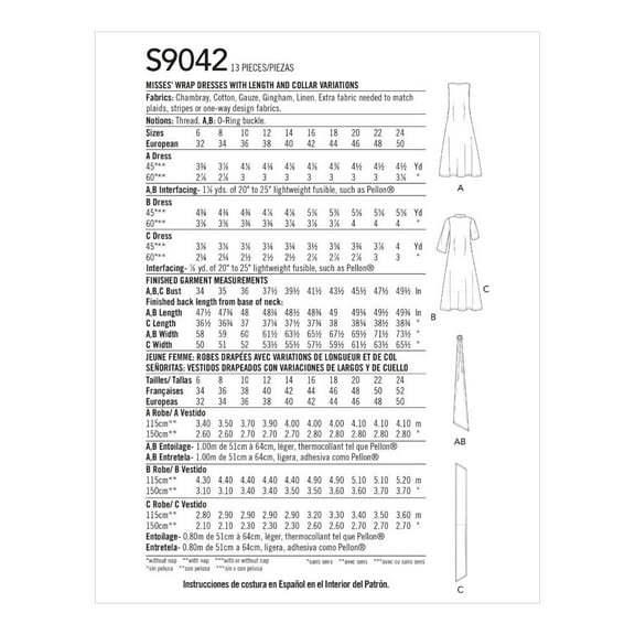 Simplicity Patterns 16-18-20-22-24