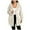 White, variant on Women's Soft Hooded Jacket Cozy Outerwear for Cold Weather Comfort and Casual Style
