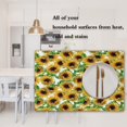 thumbnail image 5 of Beautiful Sunflowers Placemats Set of 6 Fabric Placemats 12x18 Inch Square Placemat for Kitchen Table Heat Resistant, Easy to Clean Table Placemats, 5 of 5