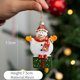 thumbnail image 1 of Christmas Wooden Pendants Cute Xmas Tree Hanging Ornaments DIY Resin Crafts for Home Christmas Party New Year Gifts Decorations, 1 of 5