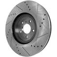 thumbnail image 5 of New Cross-drilled and Slotted Brake Disc Compatible With Infiniti Nissan Q70 3.7 6 Cyl 3.7L Q70 5.6 8 Cyl 5.6L Q60 Premium 6 Cyl 3.7L 2008-2023 By JSTPI27110007DRS, 5 of 7