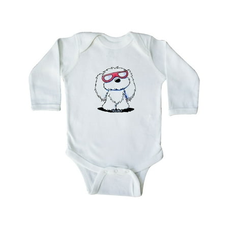 

Inktastic Summertime Maltese Gift Baby Boy or Baby Girl Long Sleeve Bodysuit