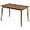 Natural, variant on Dining Table 6 Person 47.2'' Modern Rectangular Kitchen Table Sturdy Durable Structure Wooden Dining Room Table for Small Spaces Table Home Furniture, Natural