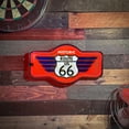 thumbnail image 2 of Route 66 LED Neon Sign Vintage Inspired Retro Wall Decor for the Home, Game Room, Bar, or Man Cave (17” x 9.5” x 2”), 2 of 8