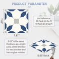 thumbnail image 2 of Baldosa MORCART Peel and Stick, 20 x 20 cm, 40 unidades (azul), 2 of 7