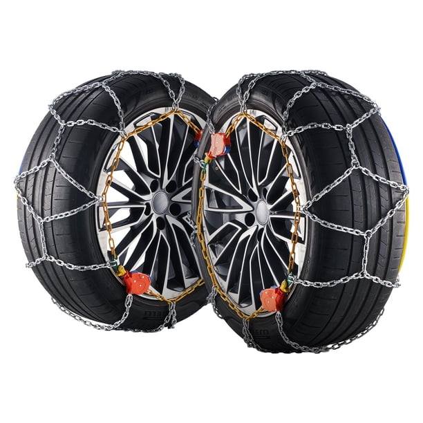 Cadenas para neumáticos de nieve VEVOR para coches, SUV y camionetas, paquete de 2