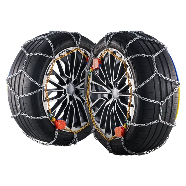 Cadenas para neumáticos de nieve VEVOR para coches, SUV y camionetas, paquete de 2