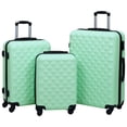 thumbnail image 1 of vidaXL Ensemble de Valises Rigides sur Roulettes 3 Pcs Menthe ABS, 1 of 5