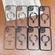thumbnail image 2 of For iPhone 16 Plus Case Electroplating TPU Phone Cover Compatible with MagSafe - Silver, 2 of 5