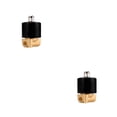 thumbnail image 2 of Riwesomey Válvula de latón 2W-025-08 G1/4in, válvula de solenoide eléctrica de 2 vías, válvula mecánica normalmente cerrada para mejorar AC220V 2Conjunto, 2 of 6