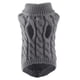 thumbnail image 2 of Suéter de punto para perro Fernando ropa tejida para cachorros invierno suave Gris XL, 2 of 8
