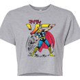 thumbnail image 3 of Marvel Thor - Katakana - Juniors Cropped Graphic T-Shirt, 3 of 5