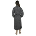 thumbnail image 5 of Women Shawl Collar Bathrobe Ladies Cotton Terry Kimono Collar Luxury Spa Robes, 5 of 8