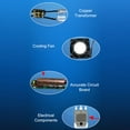 thumbnail image 3 of 1200W Magnetic Induction Heater Kit Handheld Automotive Flameless Heat Bolts Buster Tool With Cooling System, 3 of 7