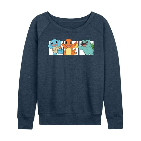Pokémon - Pokémon Squares - Women's Lightweight French Terry Long Sleeve Shirt