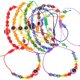 thumbnail image 1 of 8 pulseras de ojo malvado ajustables con cuentas, hechas a mano, 1 of 8