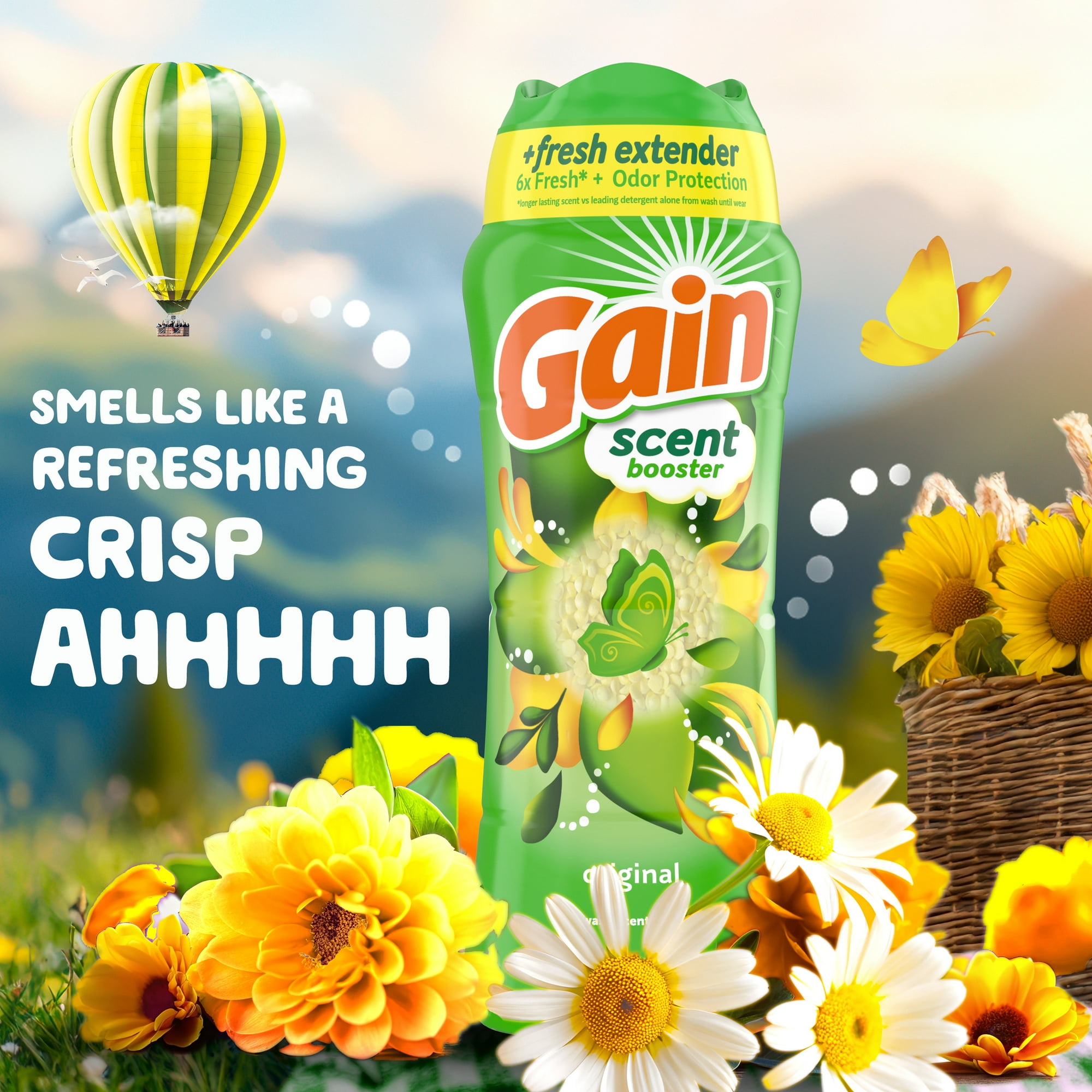 Gain Fireworks In-Wash Scent Booster Beads, Original Scent, 5.7 oz