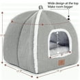 thumbnail image 6 of Cat Bed for Indoor Cats - Cat Cave Bed Cat House Cat Tent with Removable Washable Cushioned Pillow, 6 of 7