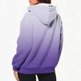 thumbnail image 4 of UTSJKR Women's Oversized Gradient Hoodies Full Zipper Long Sleeve Pullover Sweatshirt Fleece Lined Warm Jacket 2024 Fashion Winter Outwear Purple XXXL, 4 of 6