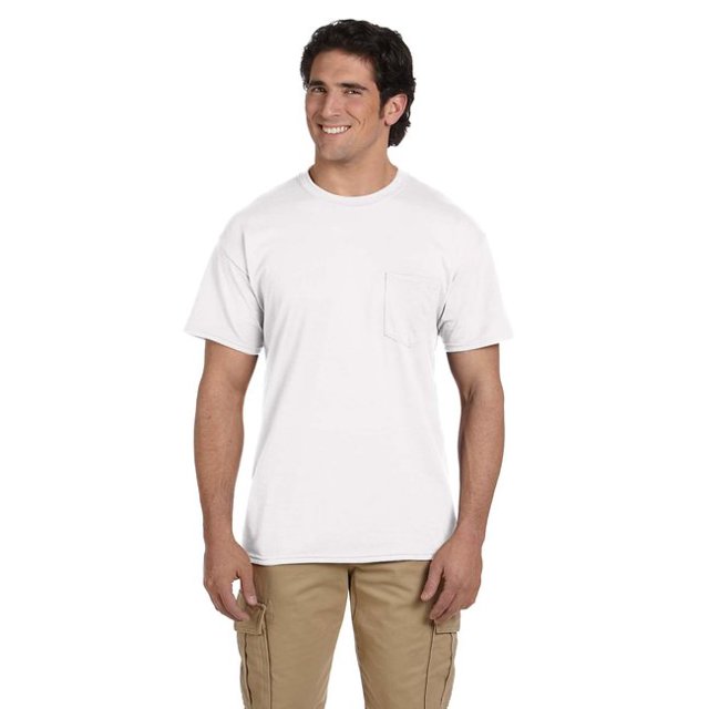 Gildan G830 T-Shirt Adulte 50/50 avec Poche