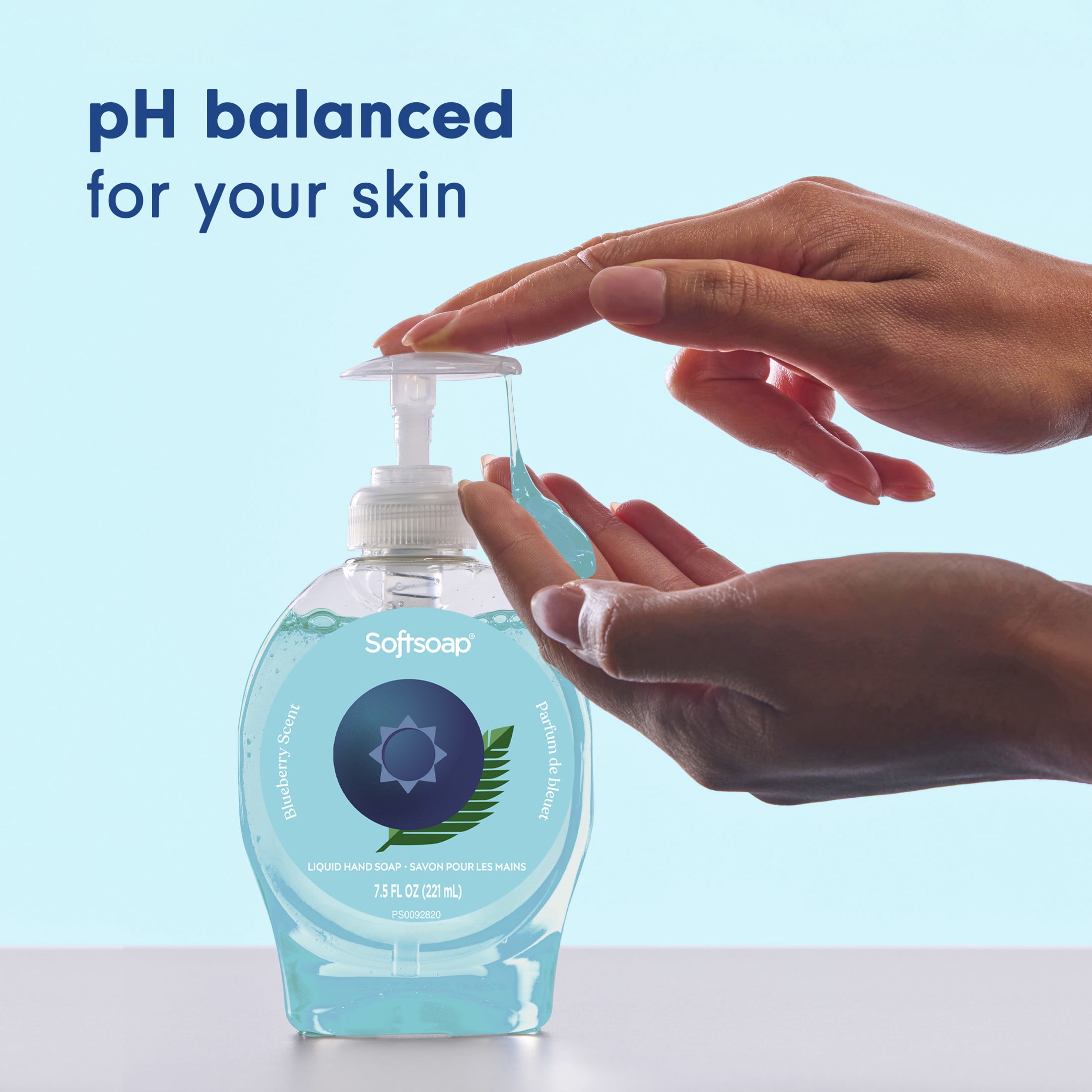 Softsoap Limited Edition Liquid Hand Soap, Blueberry Scent, 7.5 fl oz Pump Bottle
