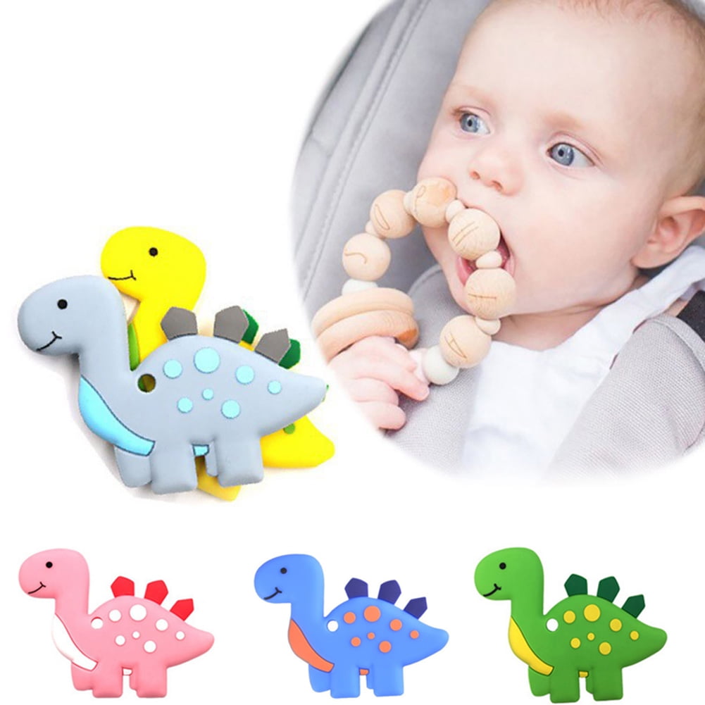 Silicone Baby Toddler Fish Shape Teether Teething Pendant Baby Girl Chew Toy G 