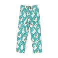 thumbnail image 6 of Daiia Cartoon Llamas Men's Sleep Pant with Pockets and Drawstring,Pajama Pants-Small, 6 of 9