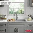thumbnail image 2 of Delta 95A9032-T33D-SS Lorelai 33” Workstation Kitchen Sink Top Mount Drop-In 16 Gauge, 2 of 7