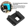 thumbnail image 2 of Bicycle Carrier Block Adapter for Folding Bike Bag Rack Holder ABS Front Carrier Block Mounting,1 x Adapter,black, 2 of 8