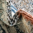 thumbnail image 3 of Unique Loom Nyla Collection Area Rug - Smile (2' x 6' Runner Multi/Gray), 3 of 6