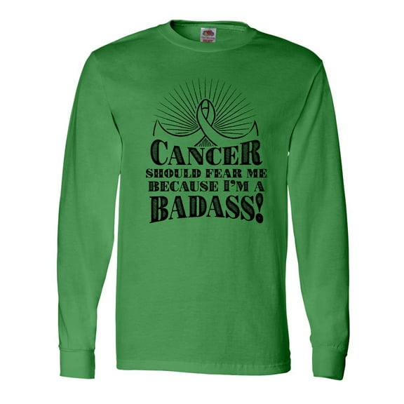 Inktastic Cancer should fear Me Long Sleeve T-Shirt