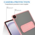 thumbnail image 7 of ELEHOLD For Samsung Galaxy Tab A9+ Military Garde Protection Case Slim Rugged Cover, with Built-in Kicksatnd, Lens&Screen Protect,Pink, 7 of 7