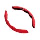thumbnail image 1 of Cubierta del volante del automóvil, accesorios interiores para automóviles, borde suave y cómodo de 15 " Rojo Zulema Cubierta del volante, 1 of 8