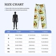 thumbnail image 4 of Kdxio Avocado Doing Sport Pattern Men's Pajama Pants, Elastic Waist with Drawstring and Pockets, Comfortable Loungewear-Small, 4 of 6