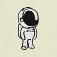 thumbnail image 2 of Dalix Astronaut Beach Short Embroidered Casual Pocket Mesh Drawcord Waist Mens in Yellow S Small, 2 of 5