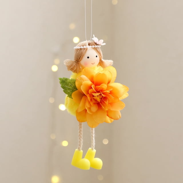 Xihbxyly Adorno Navideño, Decoración Encantadora para Niña, Exquisito Colgante para Árbol, Decoración Navideña Versátil, Guirnaldas y Centro de Mesa, Idea de Regalo Significativa, Diseño Fácil de Col