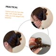 thumbnail image 5 of 2pcs Mâchoire Antidérapant Acétate Cheveux Bleus Femmes Simple Coiffe Pince Accessoire Clip, 5 of 5