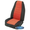 Smittybilt Seat Covers Rear Neoprene Black Sides with Red Center Jeep 80 95 CJ & Wrangler YJ 47330 S/B47330