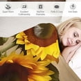 thumbnail image 3 of Chilfamy Sunflowers Throw Blanket for Couch Sofa Bed Office Travel Camping School - All Seasons Flannel Blanket 3 Sizes Excellent Hand Feel Gift 60x80in, 3 of 6