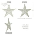 thumbnail image 2 of VHC Brands Patriotic Metal Star Distressed 8x8, Independence Day Decor, Decorative Wall Hanging, Rustic Farmhouse Decorations, Creme, Black, 2 of 5