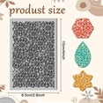 thumbnail image 2 of Flowers Clay Texture Mat Clay Modeling Pattern Pad Leaves Texture Sheets, 2 of 9