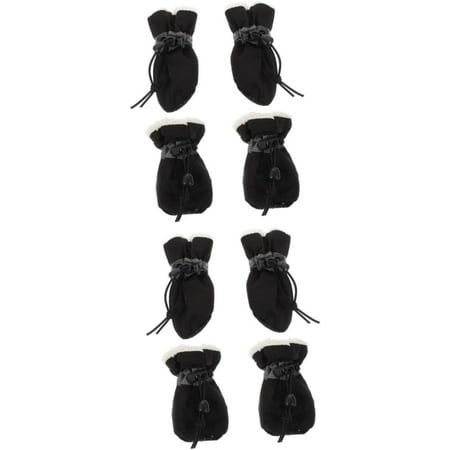 8 Pcs Pet Shoe Covers Doggy Shoes for Small DogsPaw Pet Snow Shoes Fashion Boots Shoe Sole Protector Sock Sneakers Winter Warm Shoes Pet Winter Shoes Pet Reflective Shoes