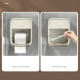 thumbnail image 6 of Double Layer Tissue Box Wall Sticker Waterproof Portable Storage Box with Drawer White, 6 of 9