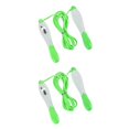 thumbnail image 2 of Wosthever Cuerda de saltar para niños, ejercicio aeróbico para adultos, cuerda de saltar de boxeo ajustable, mango de contador giratorio Verde 2piezas, 2 of 6