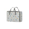thumbnail image 3 of Aurorax Extra Large Storage Bags for Clothes Heavy Duty Tote Bags with Reinforced Handles Thickened Double Zipper Space Saving Organizer for Closet Bedroom Dorm, 3 of 7
