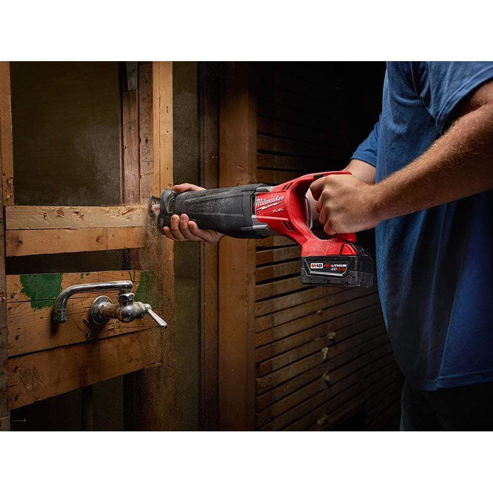 Milwaukee 48-00-5027 The Ax 12-Inch 5/8 Teeth Per Inch Super Sawzall Blade, 5 Pack